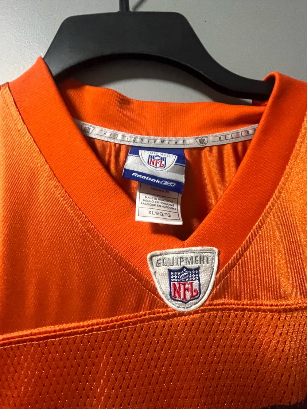 NFL Orange Men’s #30 Game Jersey with White Numbers - Picture 2 of 6